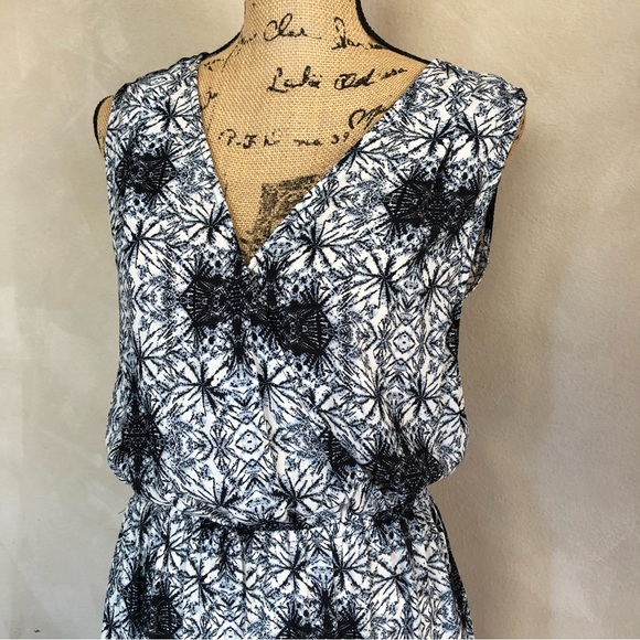 Daniel Rainn print side slit maxi dress - Picture 3 of 6